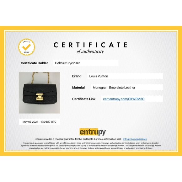 Louis Vuitton Marceau NM Black Empriente Leather Shoulder Bag - Picture 10 of 10